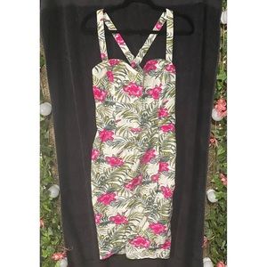 Collectif sarong style dress L